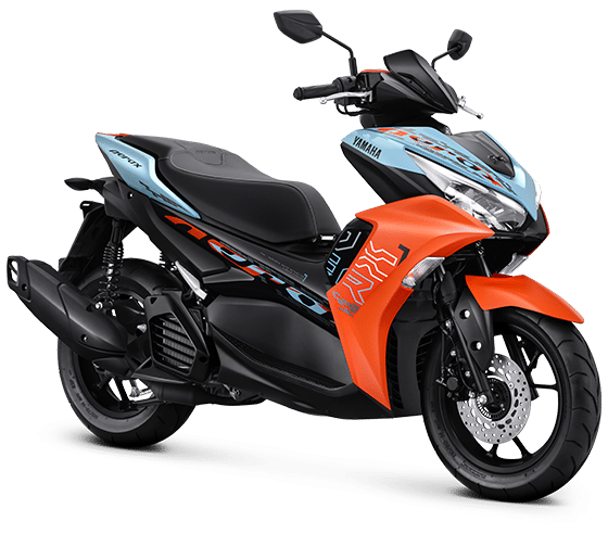 Aerox 155 Dull Blue Orange