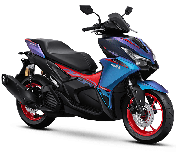 Aerox Alpha Matte Blue Red