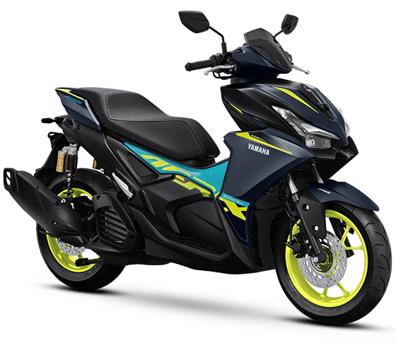 Aerox Alpha Matte Blue Yellow